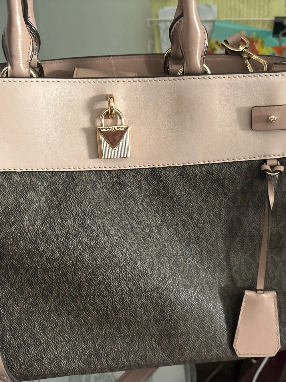 Michael Kors Gramercy Large Logo Satchel Bag